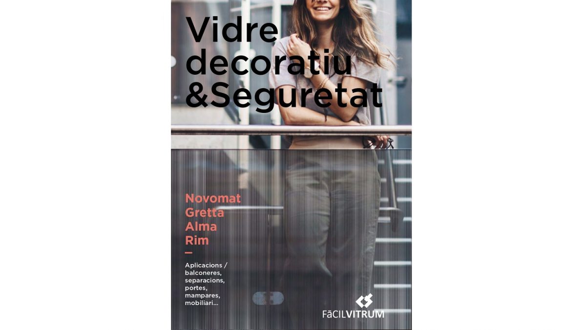 Portada Catàleg vidre decoratiu seguretat Facilvitrum