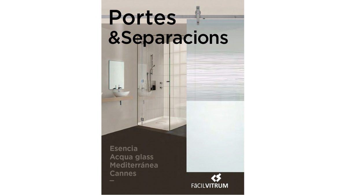 Portada Cataleg vidre portes separacions Facilvitrum