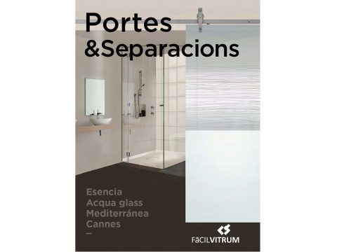 Portada Cataleg vidre portes separacions Facilvitrum